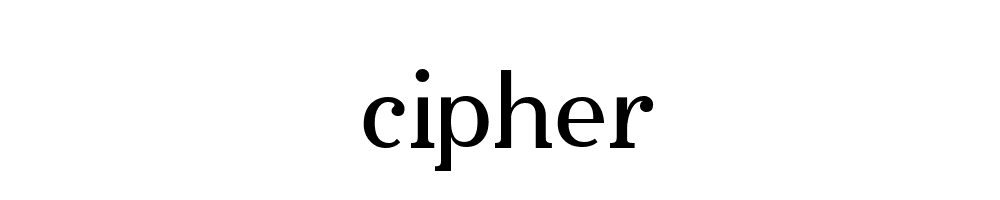 cipher