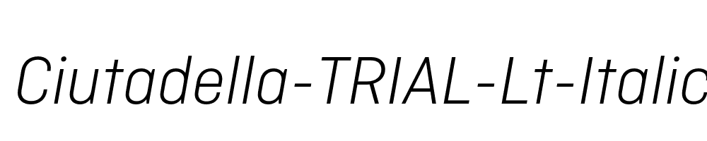 Ciutadella-TRIAL-Lt-Italic