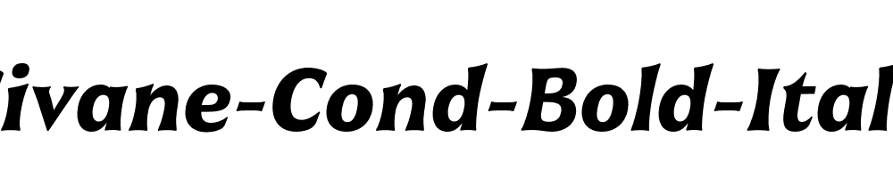 Civane-Cond-Bold-Italic