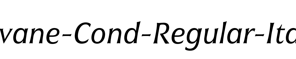 Civane-Cond-Regular-Italic