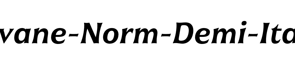 Civane-Norm-Demi-Italic