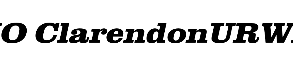  DEMO ClarendonURWExtWidExtBol Italic