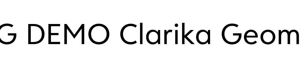  DEMO Clarika Geometric Regular