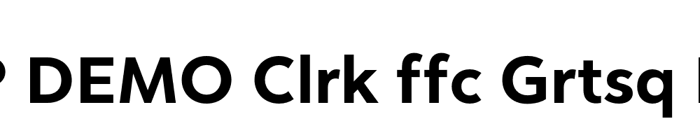 FSP DEMO Clrk ffc Grtsq Bold