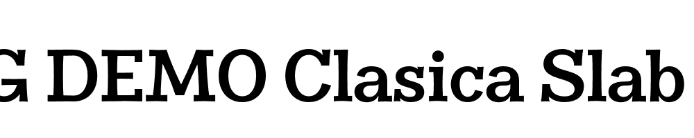  DEMO Clasica Slab Heavy Heavy