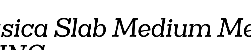  DEMO Clasica Slab Medium Medium Italic