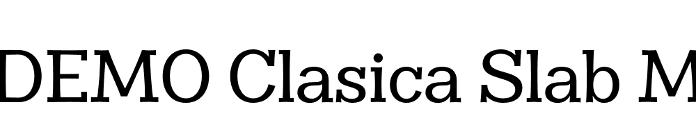  DEMO Clasica Slab Medium Medium