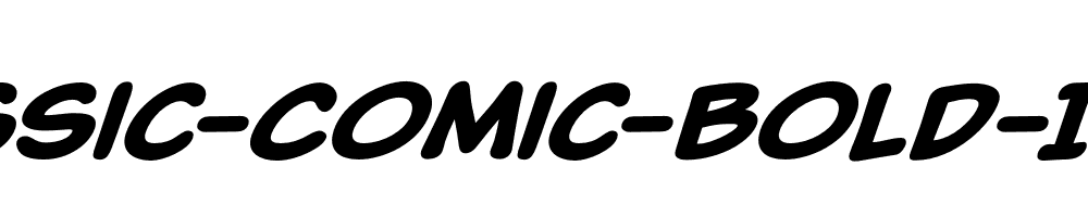 Classic-Comic-Bold-Italic