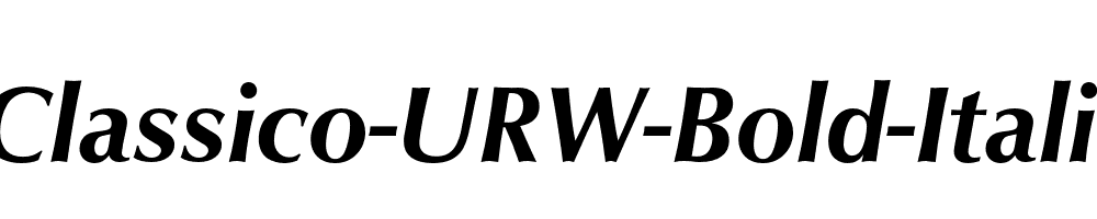 Classico-URW-Bold-Italic