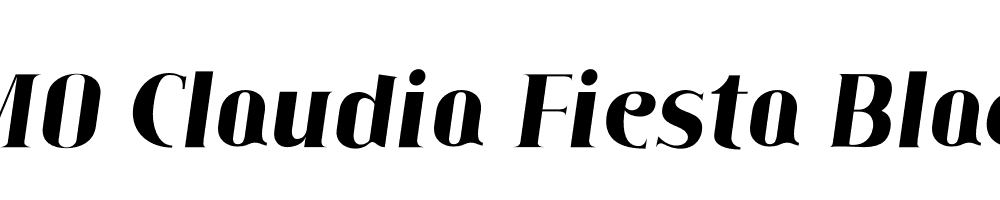 FSP DEMO Claudia Fiesta Black Italic