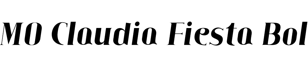 FSP DEMO Claudia Fiesta Bold Italic