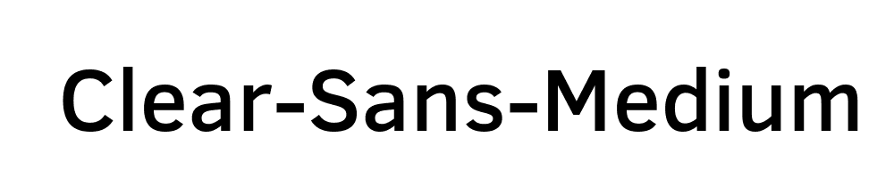 Clear-Sans-Medium