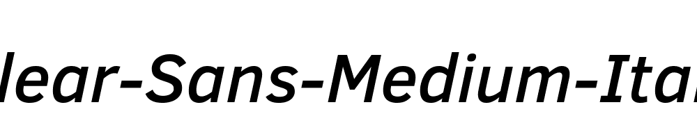 Clear-Sans-Medium-Italic