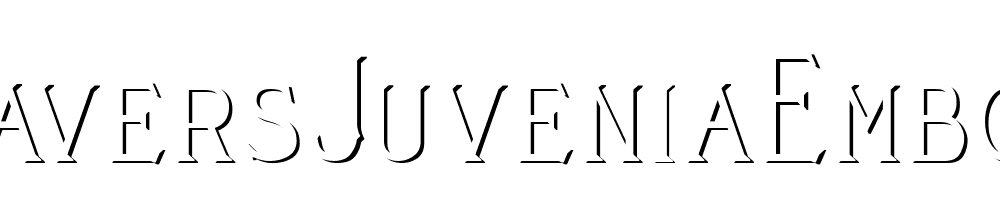 Cleavers Juvenia Embossed