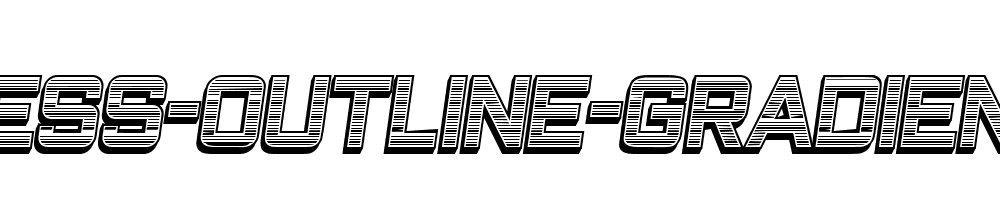 Closeness-Outline-Gradient-Italic