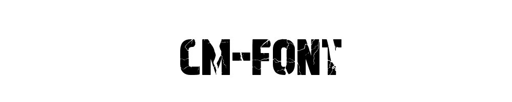 CM-Font