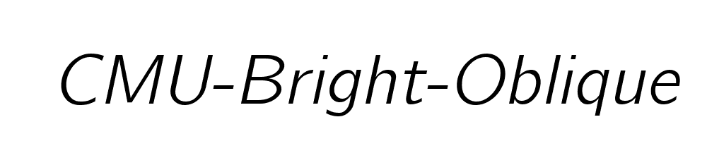 CMU-Bright-Oblique