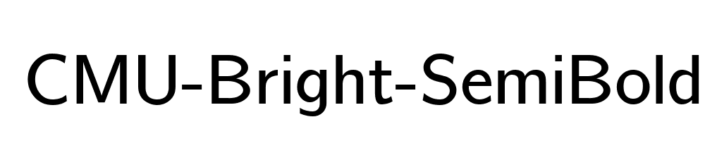 CMU-Bright-SemiBold