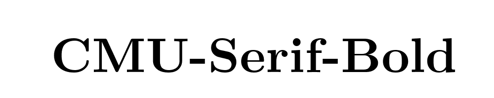 CMU-Serif-Bold