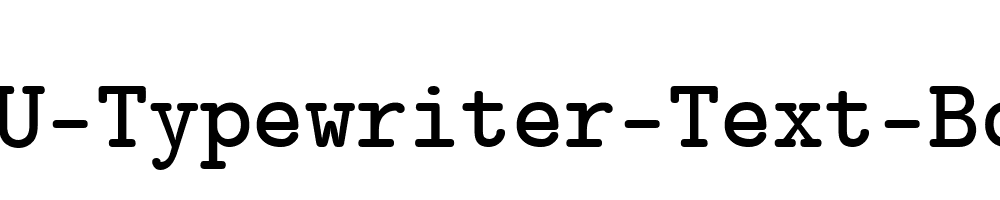 CMU-Typewriter-Text-Bold