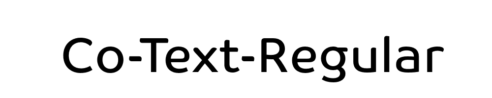 Co-Text-Regular