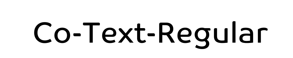 Co-Text-Regular