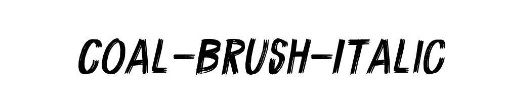 Coal-Brush-Italic