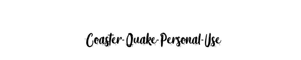 Coaster-Quake-Personal-Use