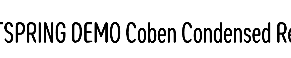  DEMO Coben Condensed Regular