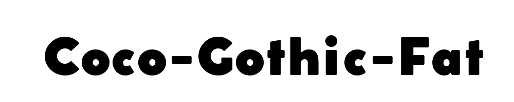 Coco-Gothic-Fat