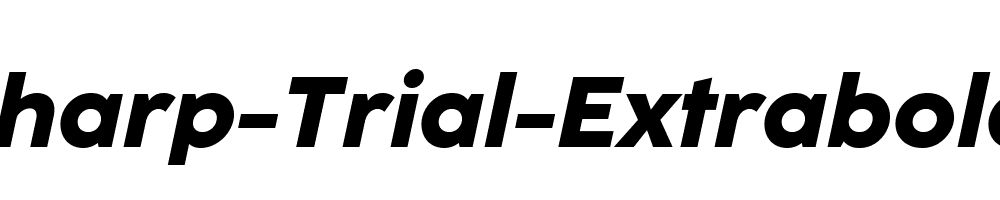 CocoSharp-Trial-Extrabold-Italic