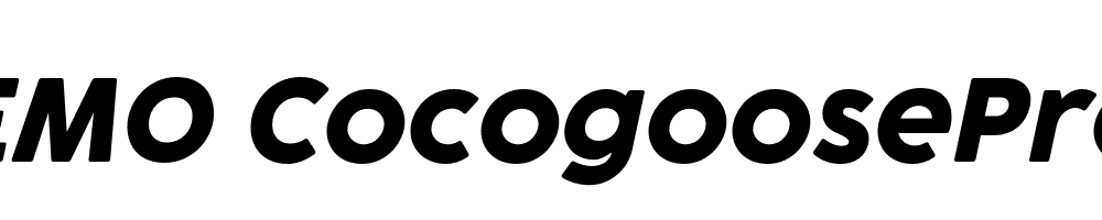 FSP DEMO CocogoosePro Italic