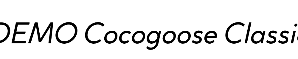 FSP DEMO Cocogoose Classic Italic