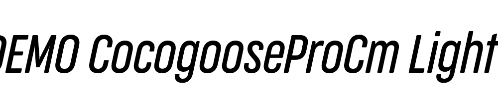 FSP DEMO CocogooseProCm Light Italic