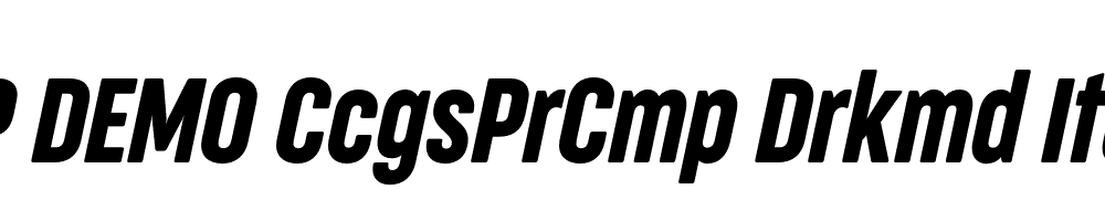 FSP DEMO CcgsPrCmp Drkmd Italic