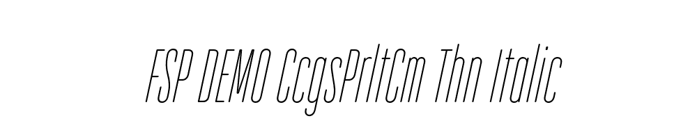 FSP DEMO CcgsPrltCm Thn Italic