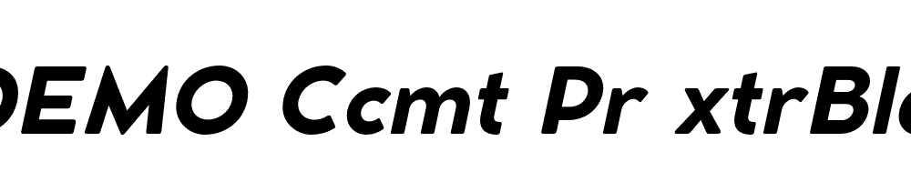 FSP DEMO Ccmt Pr xtrBld Italic