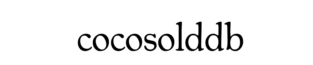 Cocosolddb