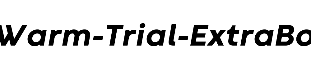 Codec-Warm-Trial-ExtraBold-Italic