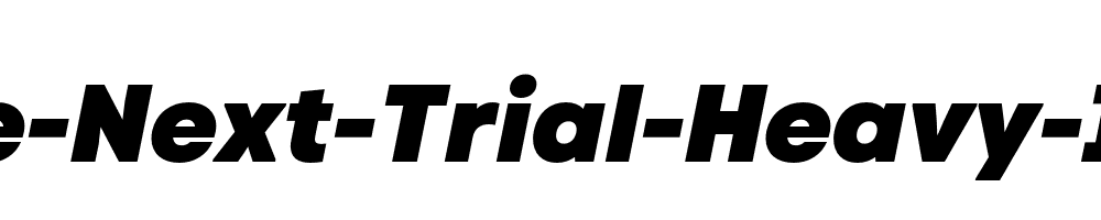 Code-Next-Trial-Heavy-Italic