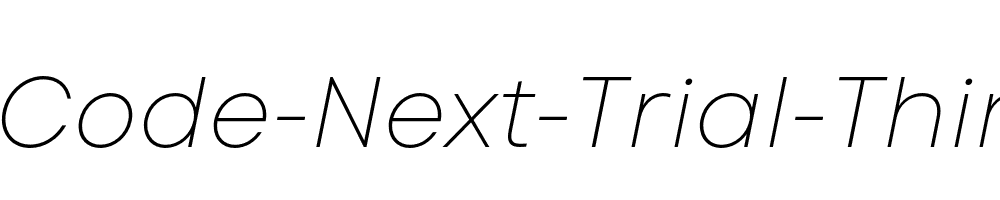 Code-Next-Trial-Thin