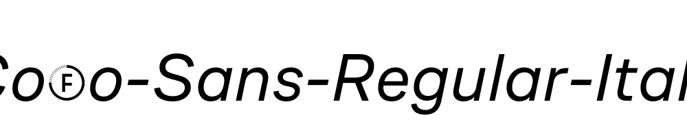 CoFo-Sans-Regular-Italic