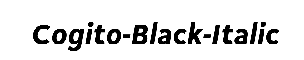 Cogito-Black-Italic