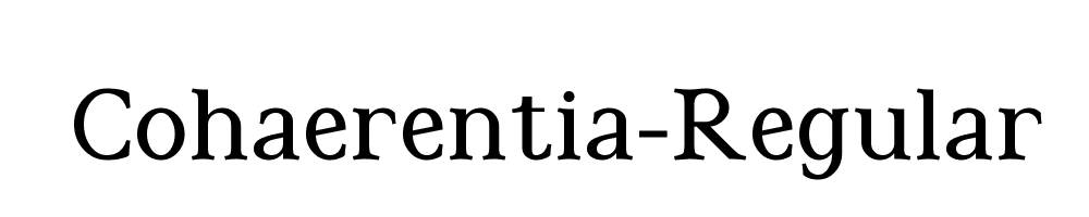 Cohaerentia-Regular