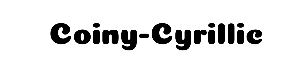 Coiny-Cyrillic