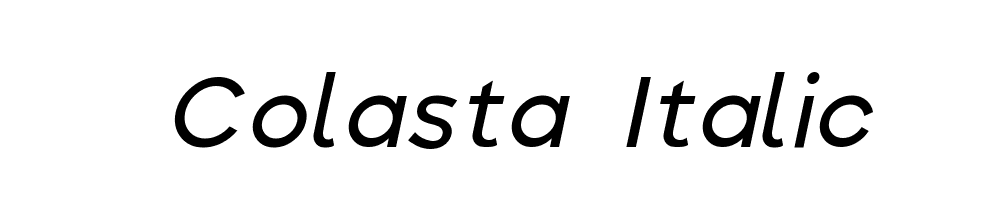 Colasta-Italic