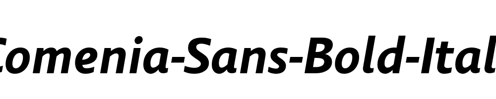 Comenia-Sans-Bold-Italic