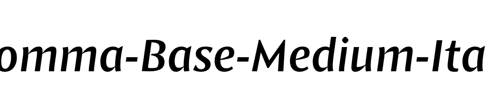 Comma-Base-Medium-Italic