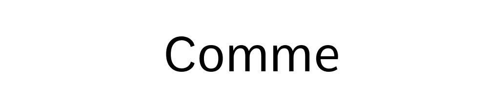 Comme