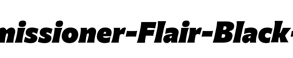 Commissioner-Flair-Black-Italic